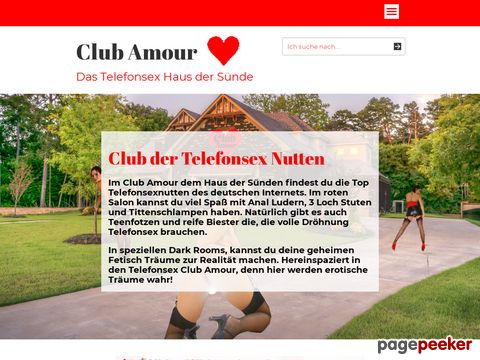 Details : Telefonsex Club Amour - Das Telefonsex Haus der Sünde