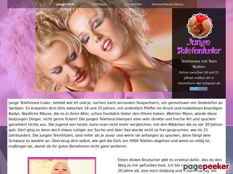 Teen Telefonsex - Junge Telefonschlampen geben Vollgas