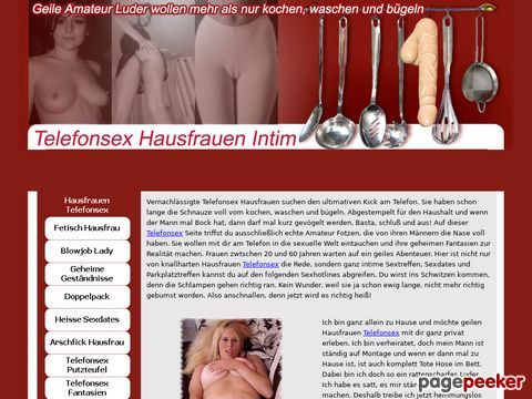 Details : Telefonsex Hausfrauen - Inrime Geständnisse reifer Milffotzen